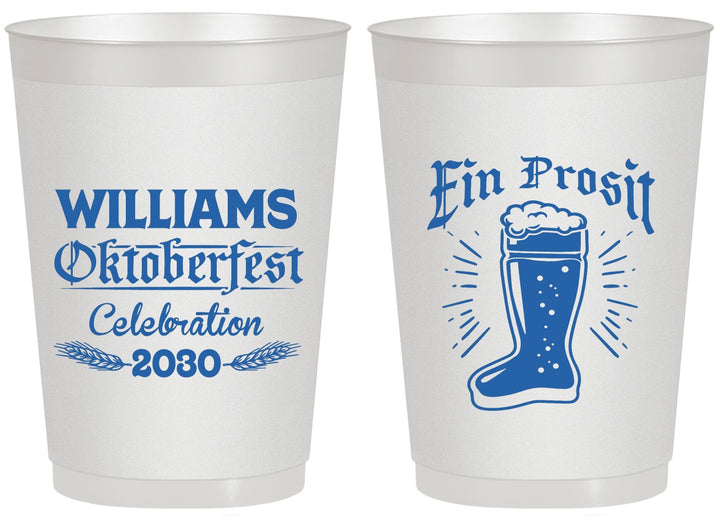 Personalized Oktoberfest 20 oz Frosted Cups - Ein Prosit | 240003