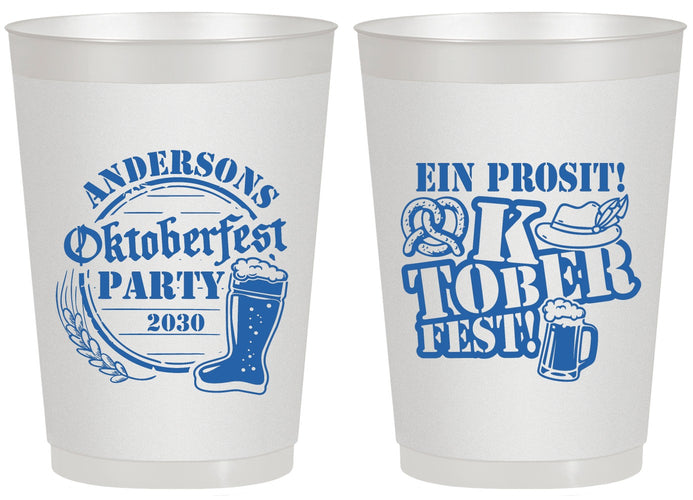 Personalized Oktoberfest 20 oz Frosted Cups - Ein Prosit | 240005