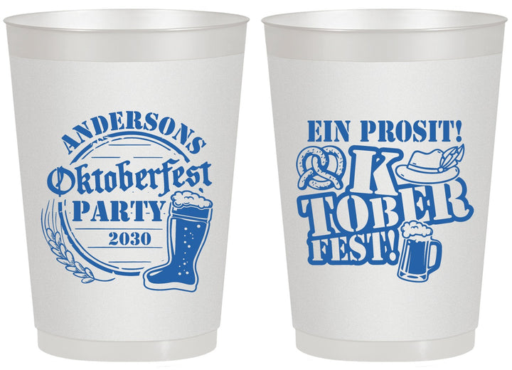 Personalized Oktoberfest 20 oz Frosted Cups - Ein Prosit | 240005