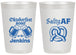 Personalized Oktoberfest 20 oz Frosted Cups - Pretzel Salty Af | 240015