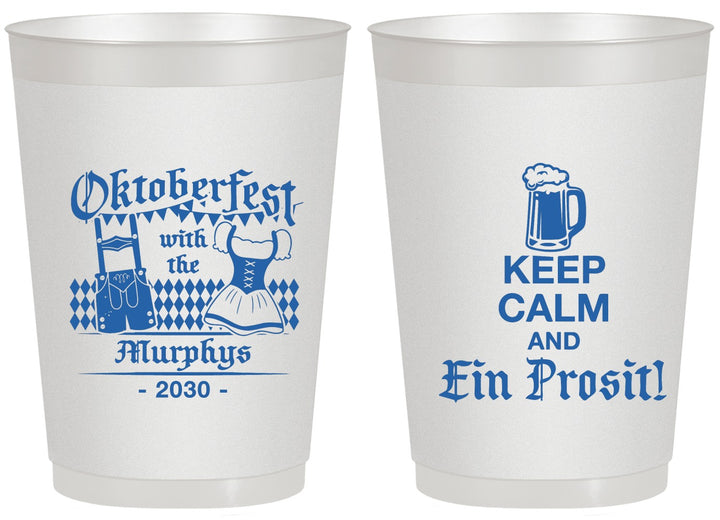 Personalized Oktoberfest 20 oz Frosted Cups - Ein Prosit | 240019