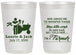 Personalized Wedding 20 oz Frosted Cups - Farmer Tractor | 244