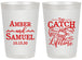 Personalized Wedding 20 oz Frosted Cups - Catch Of A Lifetime Lobster | 245