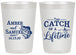 Personalized Wedding 20 oz Frosted Cups - Catch Of A Lifetime Fish | 246