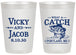 Personalized Wedding 20 oz Frosted Cups - What A Catch Fish | 247