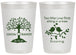 Personalized Wedding 20 oz Frosted Cups - Two Little Love Birds | 249