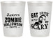 Personalized Halloween 20 oz Frosted Cups - Eat Drink Be Scary | 250003