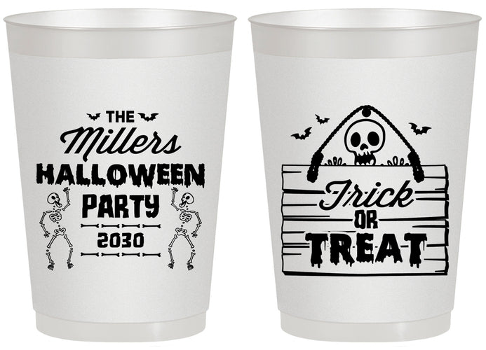 Personalized Halloween 20 oz Frosted Cups - Trick Or Treat | 250010