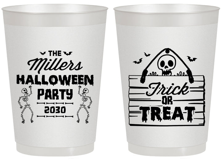 Personalized Halloween 20 oz Frosted Cups - Trick Or Treat | 250010