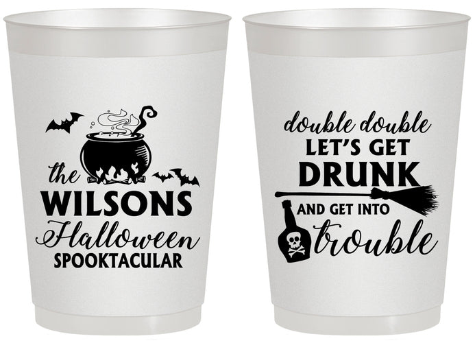 Personalized Halloween 20 oz Frosted Cups - Witch | 250011