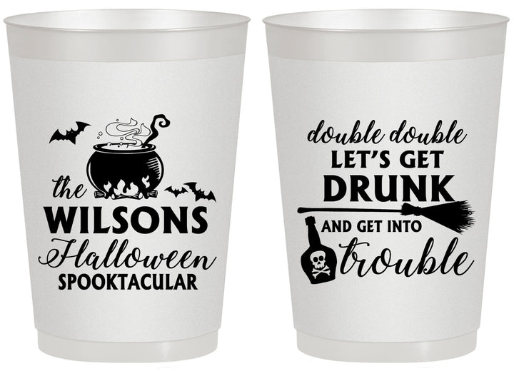 Personalized Halloween 20 oz Frosted Cups - Witch | 250011