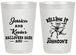 Personalized Halloween 20 oz Frosted Cups - Skeleton | 250017