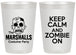 Personalized Halloween 20 oz Frosted Cups - Zombie | 250018