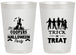 Personalized Halloween 20 oz Frosted Cups - Trick Or Treat | 250019