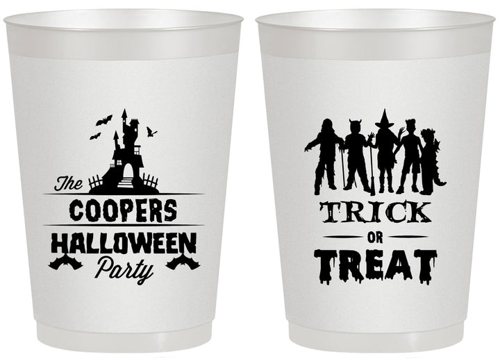 Personalized Halloween 20 oz Frosted Cups - Trick Or Treat | 250019