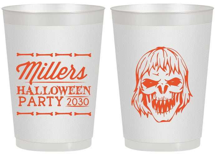 Personalized Halloween 20 oz Frosted Cups - Monster Zombie | 250024