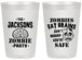 Personalized Halloween 20 oz Frosted Cups - Zombie Brain | 250026