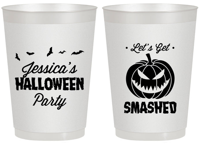 Personalized Halloween 20 oz Frosted Cups - Pumpkin | 250030