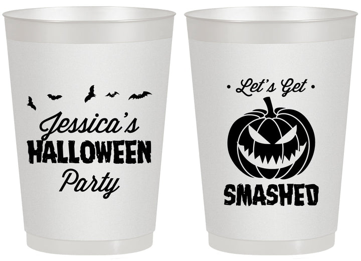 Personalized Halloween 20 oz Frosted Cups - Pumpkin | 250030
