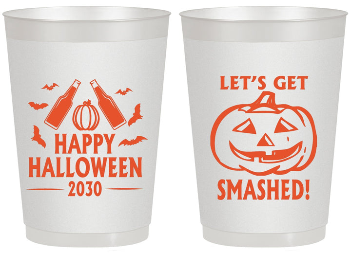 Personalized Halloween 20 oz Frosted Cups - Lets Get Smashed | 250036