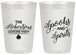 Personalized Halloween 20 oz Frosted Cups - Spooks Spirits | 250037