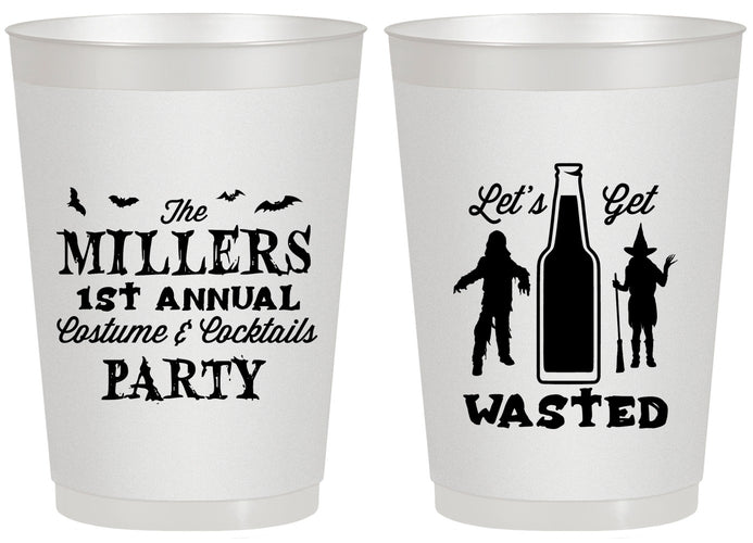 Personalized Halloween 20 oz Frosted Cups - Werewolf Witch | 250039