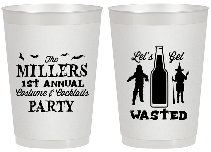 Personalized Halloween 20 oz Frosted Cups - Werewolf Witch | 250039