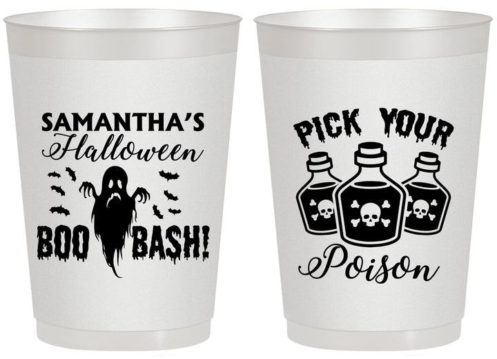 Personalized Halloween 20 oz Frosted Cups - Boo Bash | 250043
