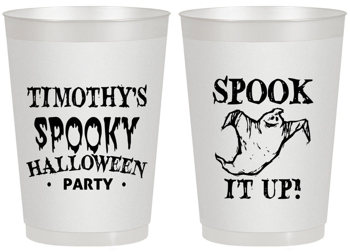 Personalized Halloween 20 oz Frosted Cups - Ghost | 250045