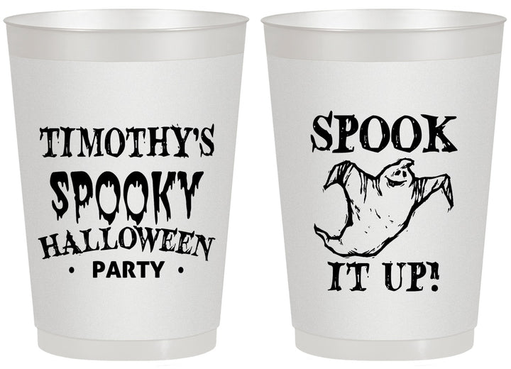 Personalized Halloween 20 oz Frosted Cups - Ghost | 250045