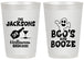Personalized Halloween 20 oz Frosted Cups - Boos And Booze | 250047