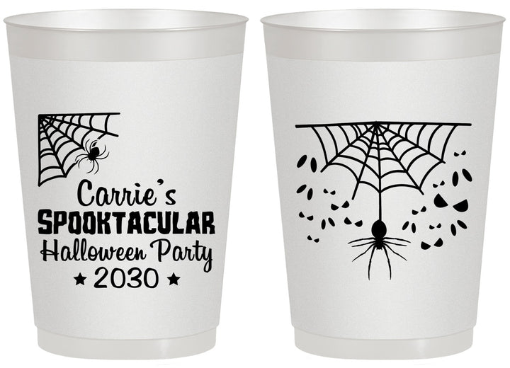 Personalized Halloween 20 oz Frosted Cups - Spooktacular | 250049