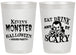 Personalized Halloween 20 oz Frosted Cups - Eat Drink Be Scary | 250063
