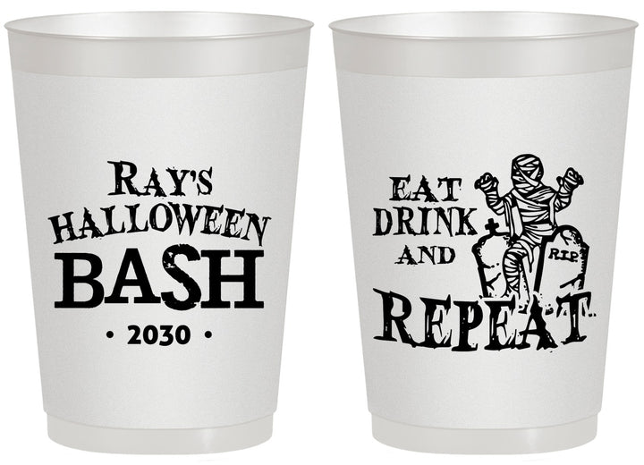 Personalized Halloween 20 oz Frosted Cups - Mummy | 250066