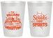 Personalized Halloween 20 oz Frosted Cups - Spooks Spirits | 250072