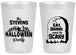 Personalized Halloween 20 oz Frosted Cups - Eat Drink Be Scary | 250074