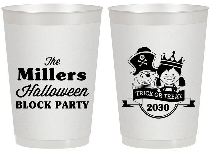 Personalized Halloween 20 oz Frosted Cups - Trick Or Treat | 250079