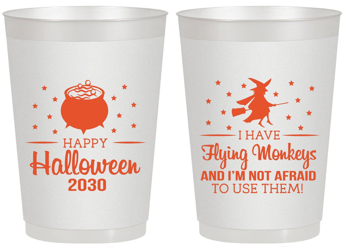 Personalized Halloween 20 oz Frosted Cups - Witch | 250084