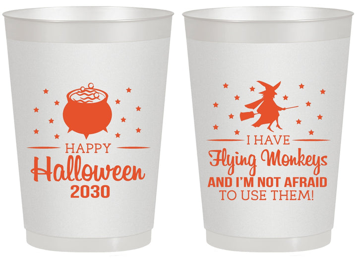 Personalized Halloween 20 oz Frosted Cups - Witch | 250084