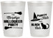 Personalized Halloween 20 oz Frosted Cups - Black Cats | 250087