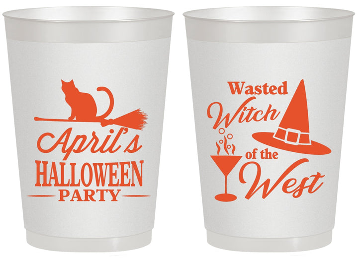 Personalized Halloween 20 oz Frosted Cups - Witch | 250088