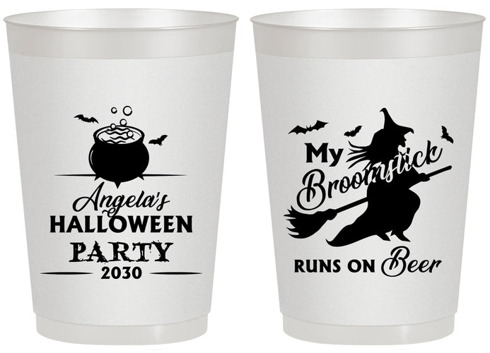 Personalized Halloween 20 oz Frosted Cups - Witch | 250090