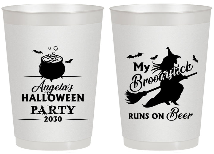 Personalized Halloween 20 oz Frosted Cups - Witch | 250090