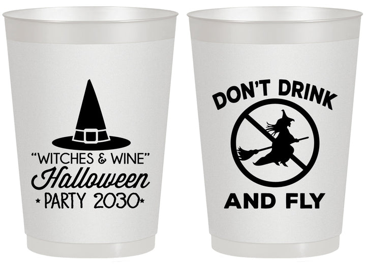 Personalized Halloween 20 oz Frosted Cups - Witch | 250093