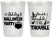 Personalized Halloween 20 oz Frosted Cups - Witch | 250095