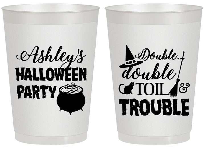 Personalized Halloween 20 oz Frosted Cups - Witch | 250095
