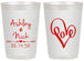 Personalized Wedding 20 oz Frosted Cups - Love | 252