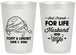 Personalized Wedding 20 oz Frosted Cups - Best Friends For Life | 256