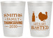 Personalized Thanksgiving 20 oz Frosted Cups - Lets Get Basted | 260008