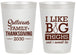 Personalized Thanksgiving 20 oz Frosted Cups - Big Thighs | 260011